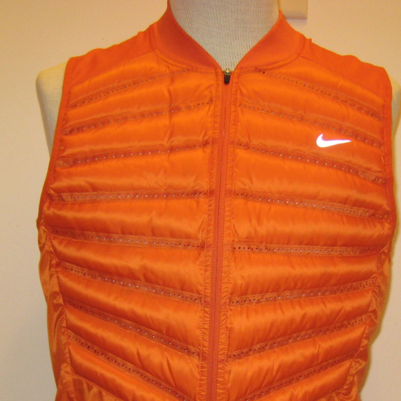 orange nike vest